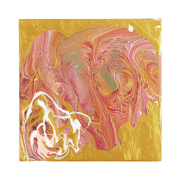 Aidan Gray Liquid Gold Unframed Painting on Wood Wayfair